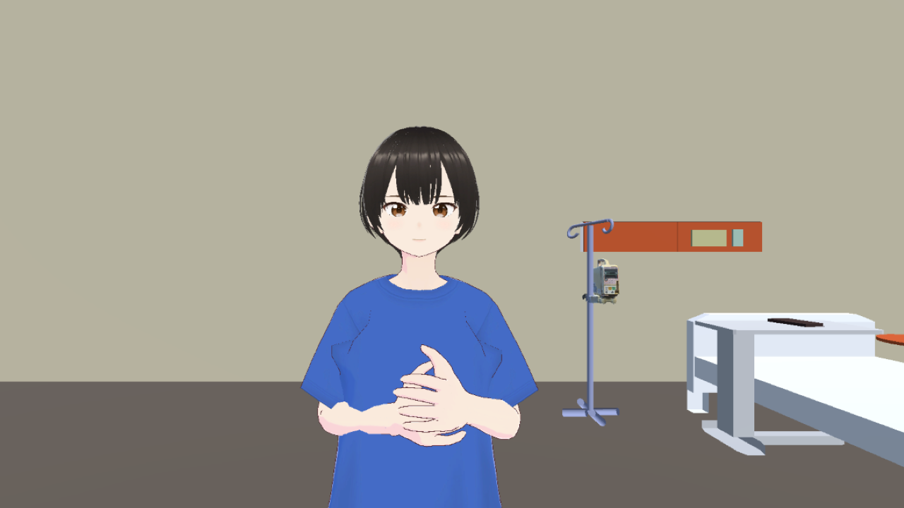 臨床工学技士を目指す学生に向けた仮想空間内での専門性を持つ会話を学習するシステムの検討